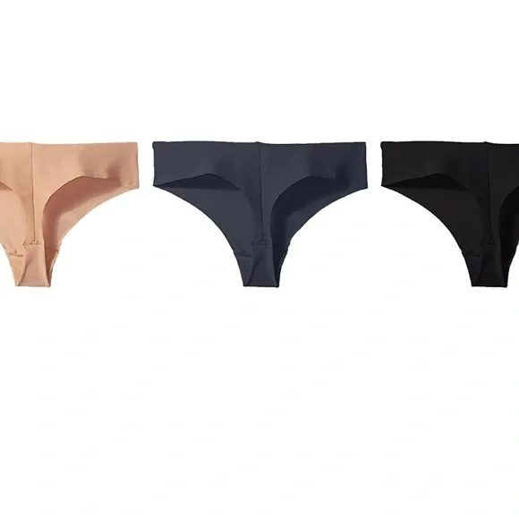Calvin Klein Women's Invisibles Thong 3 pack - Picture 2 of 5